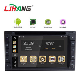 Cina Multipoint Layar Double Din Dvd Player, PX6 8core Android Car Dvd Player Gps Navigasi pabrik