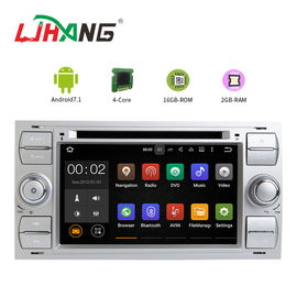 7 Inch Android 7.1 Ford Car DVD Player Dukungan Multi-Bahasa Dan Capacitive Screen